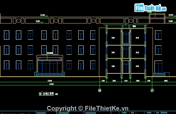 vẽ trường học,trường học,bản vẽ trường học